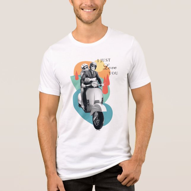 "I Just Love You" Tanya & Greg - The White Lotus Tri-Blend Shirt (Front)