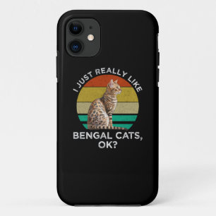I Just Really Like Bengal Cats, OK? iPhone 11 Case
