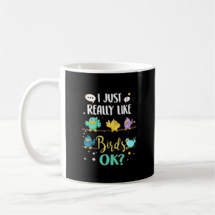 I Just Really Like Birds Bird watching Lover Photo Coffee Mug