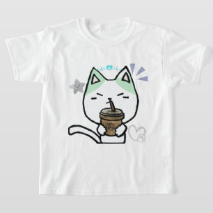 I Just Really Like Coffee Ok Cute Cat T-Shirt