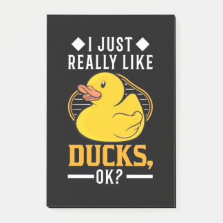 I Just Really Like Ducks Post-it Notes