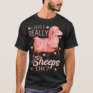 I Just Really Like Farm Animal Lamb Sheep Farmer T-Shirt