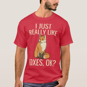 I Just Really Like Foes OkAnimal Kids Girls Funny  T-Shirt