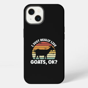 I just really like goats iPhone 13 case