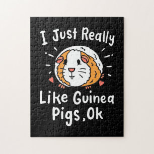 I Just Really Like Guinea Pigs Jigsaw Puzzle