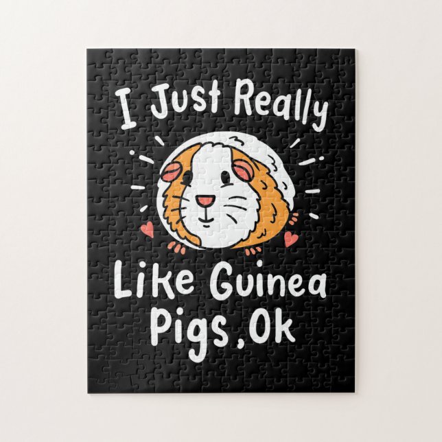 I Just Really Like Guinea Pigs Jigsaw Puzzle (Vertical)