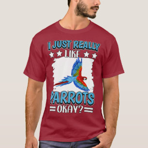 I Just Really Like Parrots Okay Parrot Premium T-Shirt