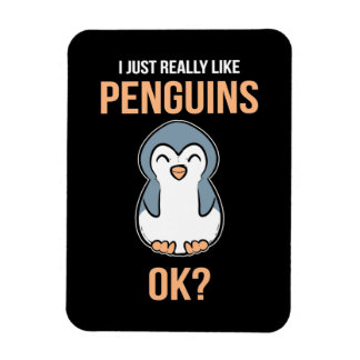 I Just Really Like Penguin Magnet