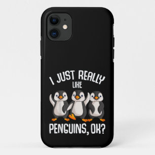 I Just Really Like Penguins Kids Girl Boys Women P iPhone 11 Case