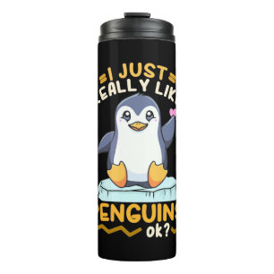 I Just Really Like Penguins Thermal Tumbler