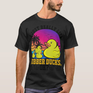 I Just Really Like Rubber Ducks Duck pet labrador T-Shirt