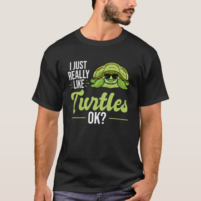 I Just Really Like Turtles - Sea Turtle Pullover H (Front)