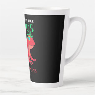 I Just Really Likes Frogs And Strawberry Latte Mug