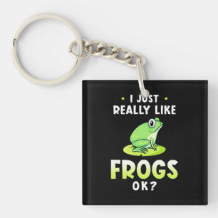I Just Really Likes Frogs Key Ring