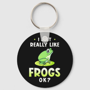 I Just Really Likes Frogs Key Ring