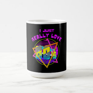 I JUST REALLY LOVE 80s Coffee Mug
