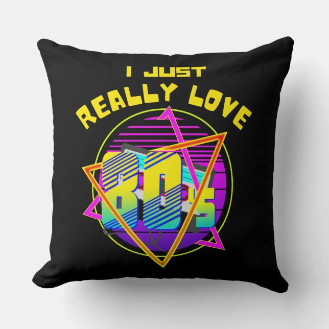 i JUST REALLY LOVE 80S Cushion (Front)