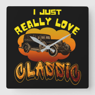 i just really love classic square wall clock