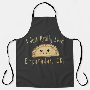 I Just Really Love Empanadas Ok! Cute Kawaii Empan Apron