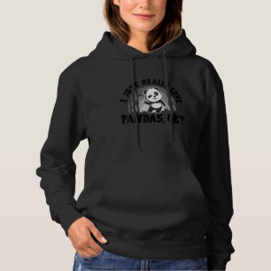 I Just Really Love Pandas Ok Animal Bear Retro 4 Hoodie