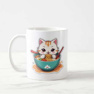 I Just Really Love Ramen Kitten  Coffee Mug
