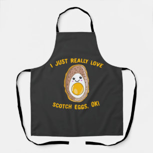 I Just Really Love Scotch Eggs, Ok! Kawaii Scotch Apron