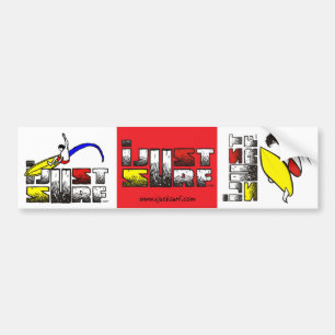I Just Surf Sticker (3 Pack)