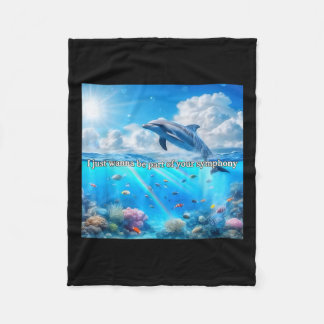 I Just Wanna Be Part Of Your Symphony1  Fleece Blanket
