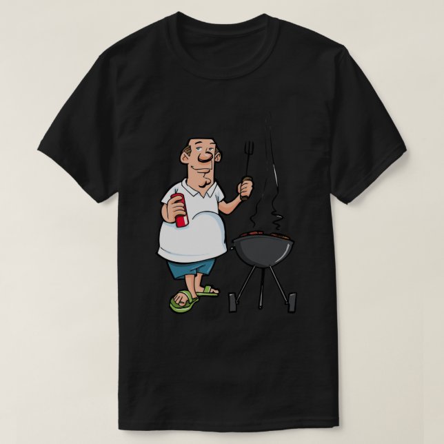 I Just Wanna Grill For Gods Sake Meme Sticker T-Shirt (Design Front)