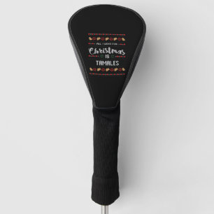 I Just Want To Bake Stuff And Watch Christmas Golf Head Cover