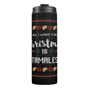 I Just Want To Bake Stuff And Watch Christmas Thermal Tumbler