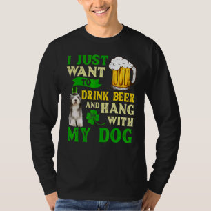 I Just Want To Drink Beer And Hang With Old Englis T-Shirt