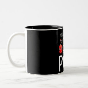 I Just Want To Drink Coffee & Pet My Pom Two-Tone Coffee Mug