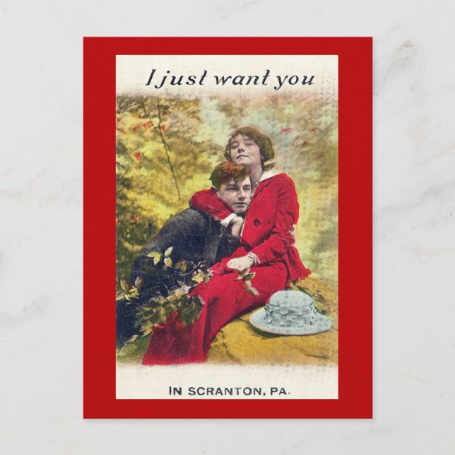 I Just Want You in Scranton Pa-Post Card (Front)