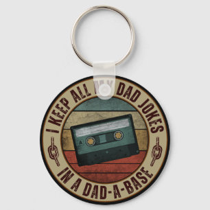 I keep all my dad jokes in a dad a base key ring