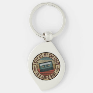 I keep all my dad jokes in a dad a base key ring