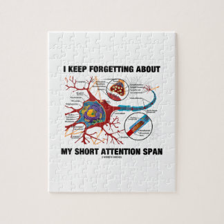I Keep Forgetting About My Short Attention Span Jigsaw Puzzle