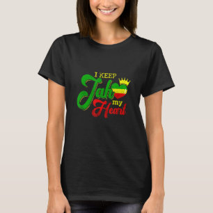 I Keep Jah My Heart Culture Tradition Reggae T-Shirt
