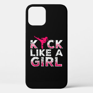 I Kick Like A Girl Karate Kickboxing iPhone 12 Case