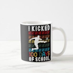 I Kicked 100 Days Of School Soccer 100th Day Sport Coffee Mug
