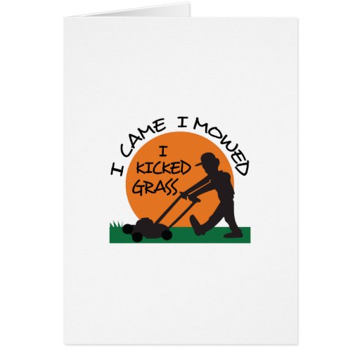 Image of I KICKED GRASS