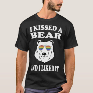 I Kissed A Bear And I Liked It T-Shirt Gay LGBT