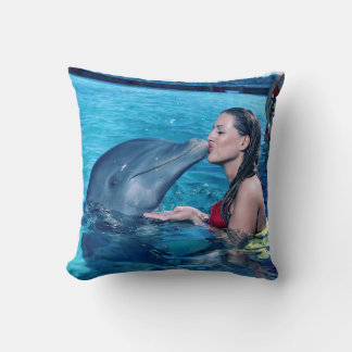 I KISSED A DOLPHIN # Miss Multiverse Pillow
