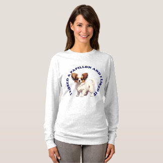 I Kissed a Papillon puppy T-Shirt