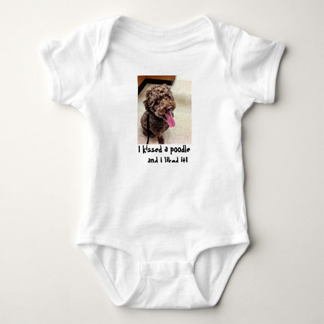 I Kissed a Poodle T-Shirt (Front)