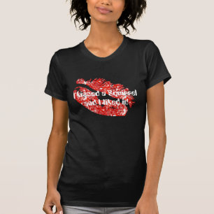 I kissed a Squirrel and I liked it! - Red/Black T-Shirt