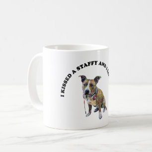 I Kissed a Staffy Coffee Mug
