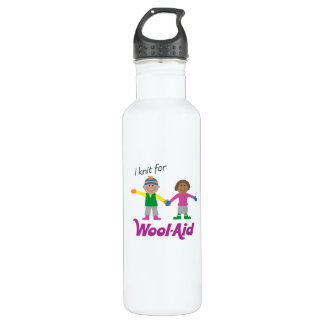 I Knit for Wool-Aid 1-side 710 Ml Water Bottle