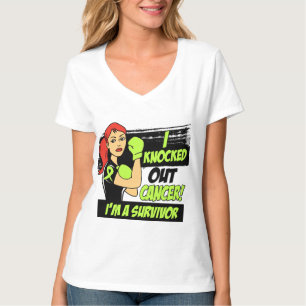 I Knocked Out Non-Hodgkins Lymphoma Cancer T-Shirt