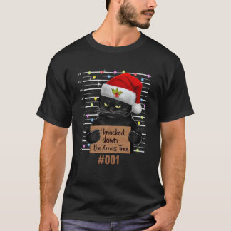 I Knocked Over The Christmas Tree Cat T-Shirt